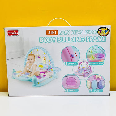 3 In 1 Baby Pedal Piano Body Building Frame